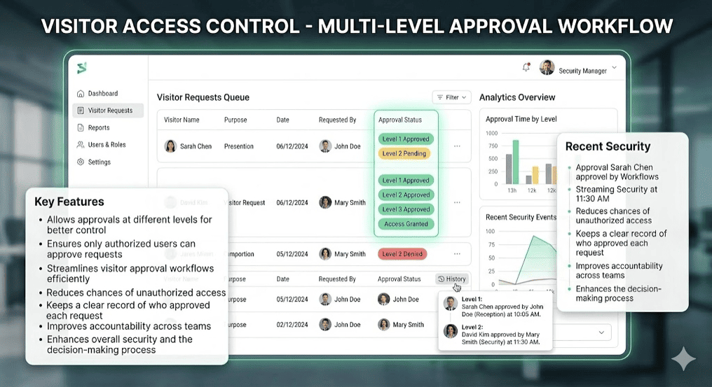Multi-Level Approval Logins